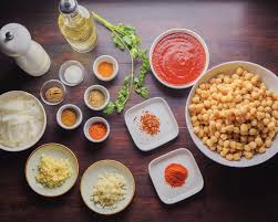Chickpea curry Ingredients